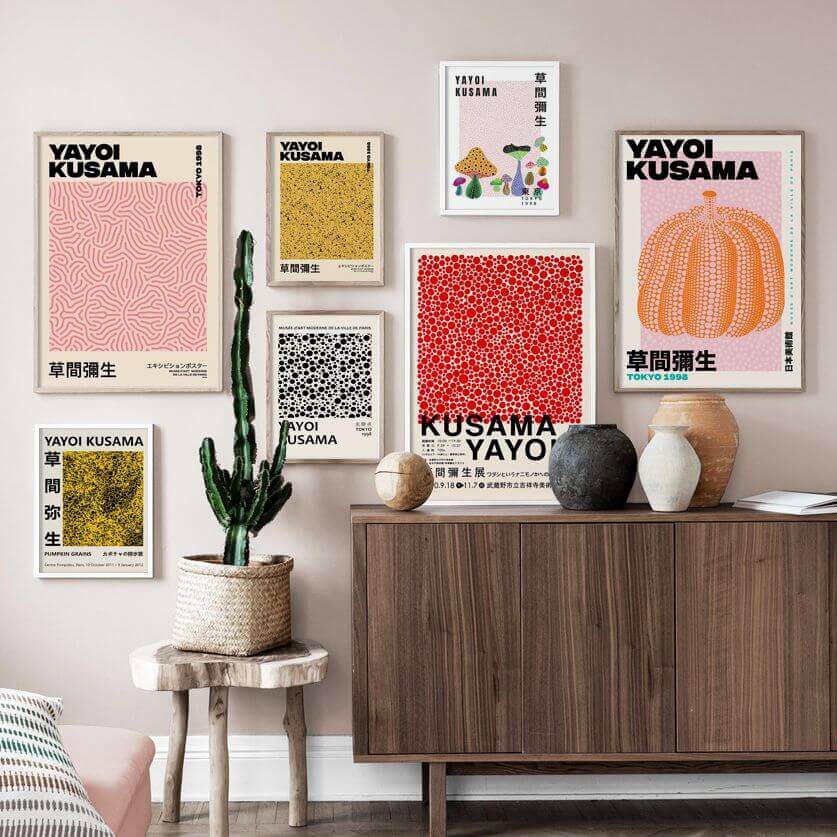 Avtoit | Yayoi Kusama Abstract Premium Poster