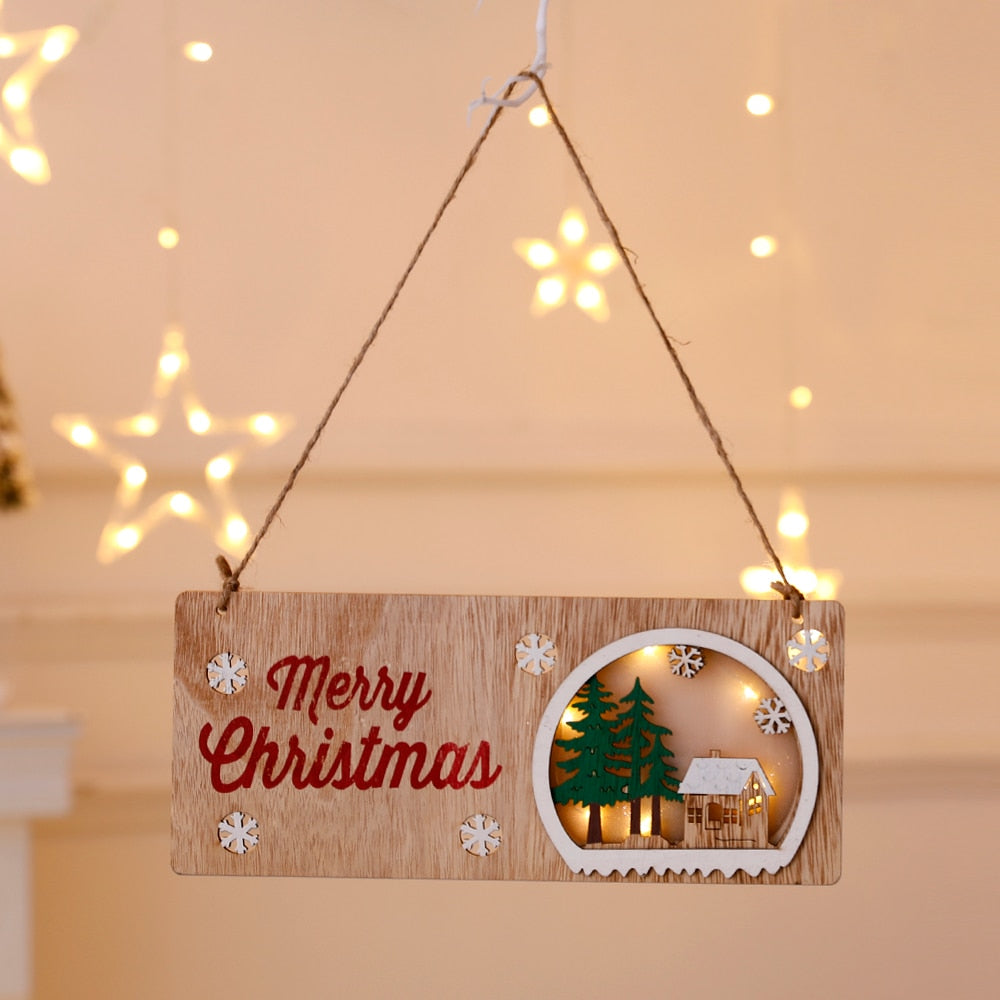 Avtoit | DIY Wooden Hanging House Decor Glowing Lamp