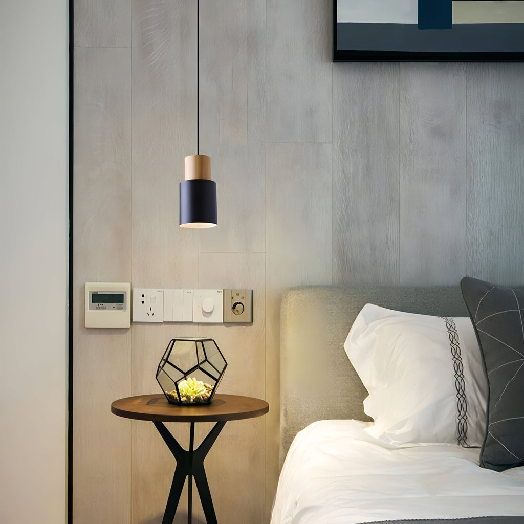 Avtoit | Jaziel - Round Wood Nordic Hanging Pendant Lamp