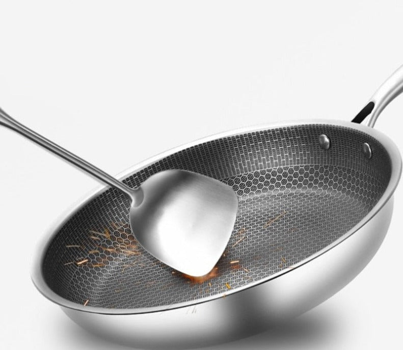 Avtoit | KitchenPro Non-Stick Stainless Steel Frying Pan – Scratch-Resistant & Energy-Efficient