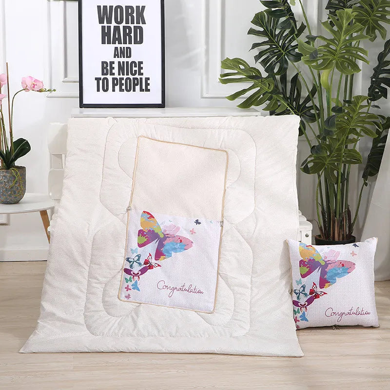 Avtoit | Cozy Convertible Pillow Quilt Combo Blanket