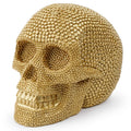 Avtoit | BUF Large Silver/Gold Skull Statue Resin Craft Decorative Ornaments Halloween Decoration Sculpture Home Decor Figures