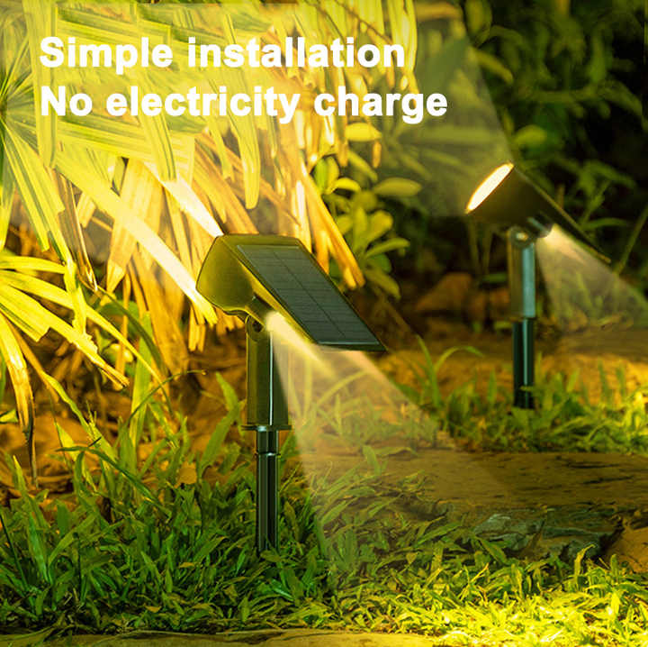 Avtoit | Solar LED Spotlight – Outdoor lighting with solar panel for garden and pathways