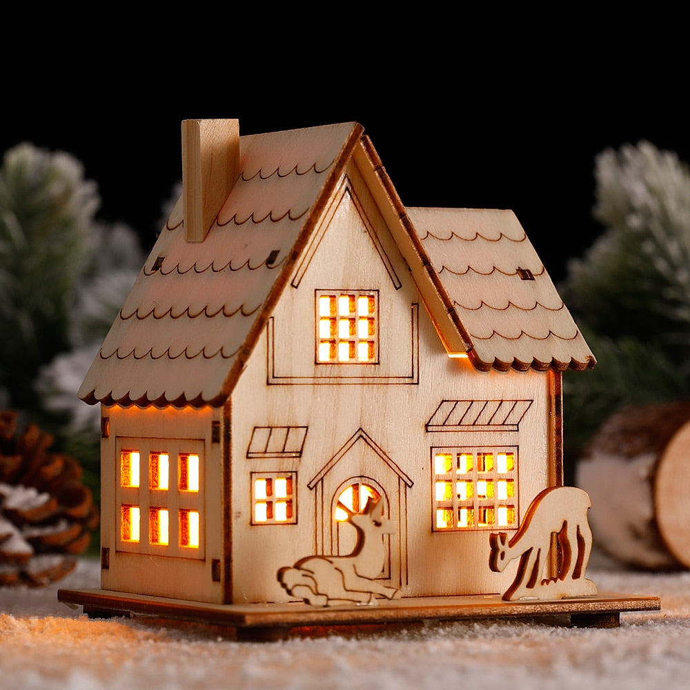 Avtoit | DIY Wooden Hanging House Decor Glowing Lamp