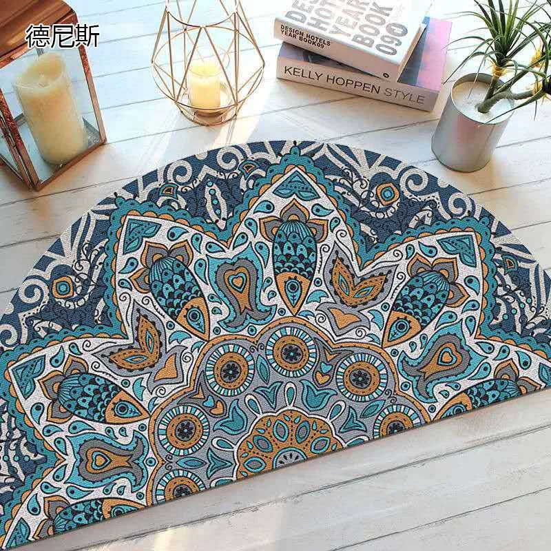 Avtoit | Bohemian non-slip semicircular doormat