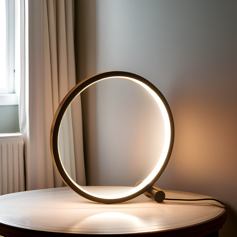 Avtoit | LED Minimalist Dimmable Round Table Lamp - RumiLight