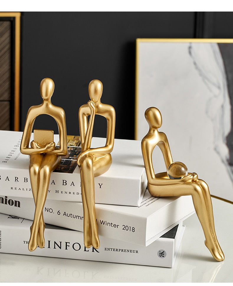 Avtoit | Modern Figurines Abstract Home Decor Sculpture