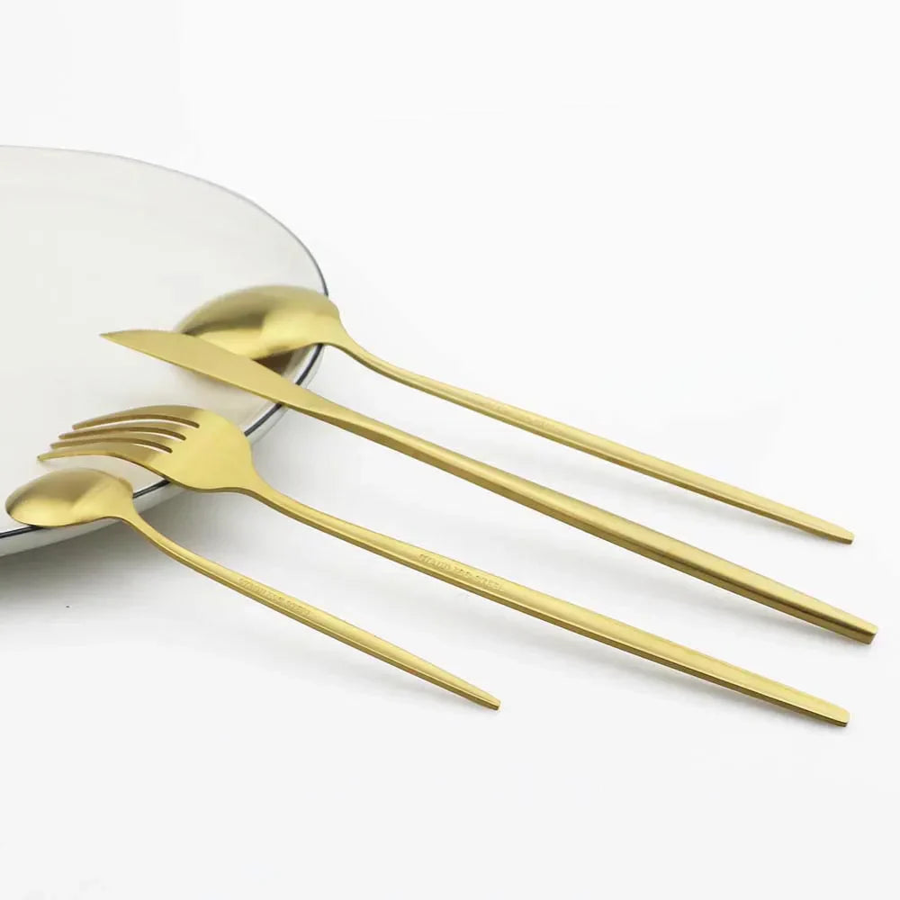 Avtoit | High-Quality Stainless Steel Cutlery Set for 6 People - Elegant Cutlery Collection