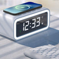 Avtoit | 2-in-1 Alarm Clock with Wireless Charger – Digital LED Display | Qi-Compatible