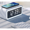 Avtoit | MultiTime 2-in-1 Digital Alarm Clock with Wireless Qi Charging – LED Display & Snooze Function