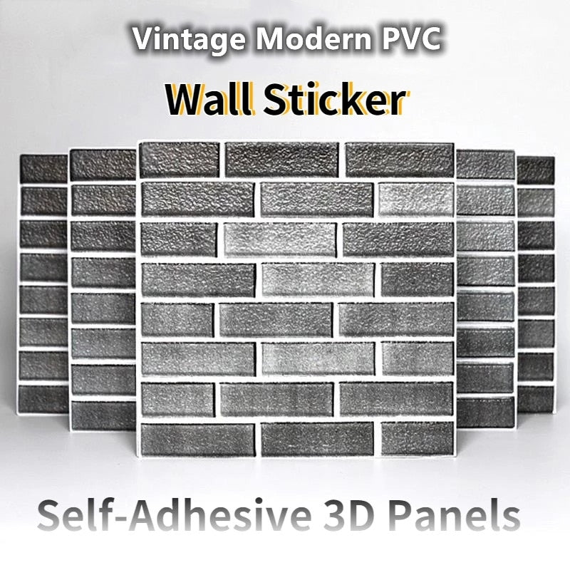 Avtoit | 3D Self-Adhesive Cobblestone Wall Stickers