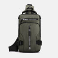 Avtoit | Waterproof Oxford Crossbody Bag, Anti-Theft Sling Bag, USB Charging & Multi-Pocket Design