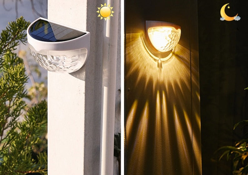 Avtoit | NoirRay – Solar Wall Lamp with Elegant Modern Glow