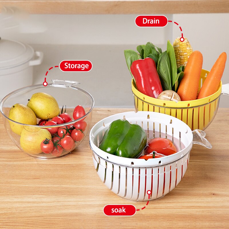Avtoit | Double Layer Quick Drainer Basket