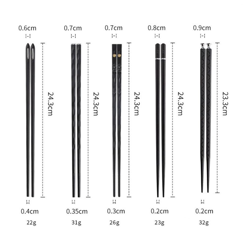 Avtoit | DineLux – Luxurious Chopstick Set with Refined Designs (5 Pairs)