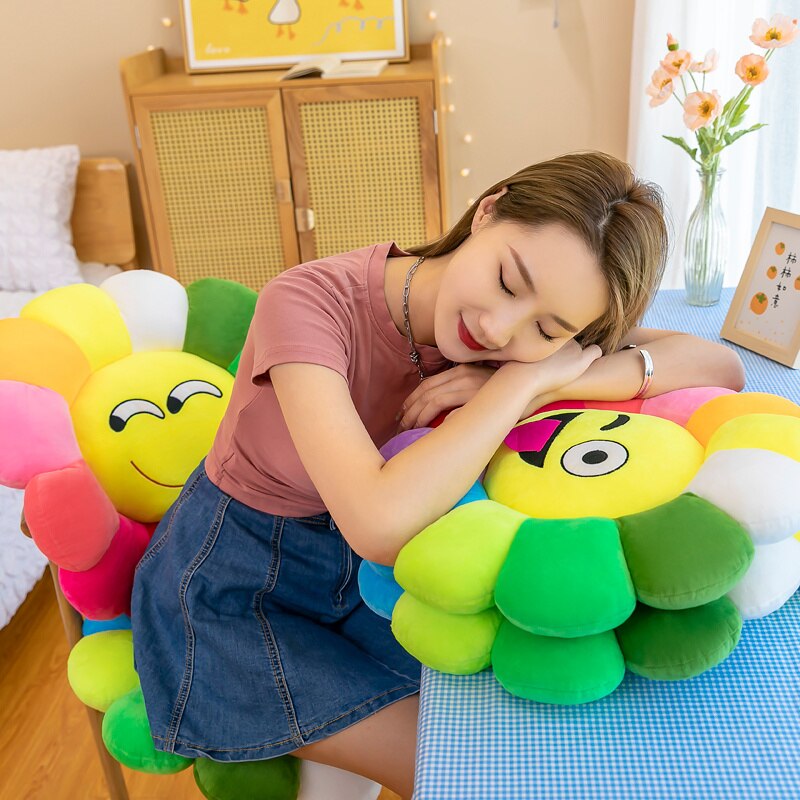 Avtoit | Colorful Sunflower Plush Comfort Seat Cushion