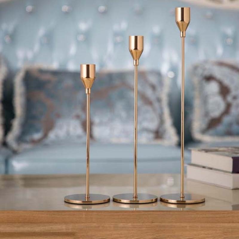 Avtoit | 3-piece set metal candle holder