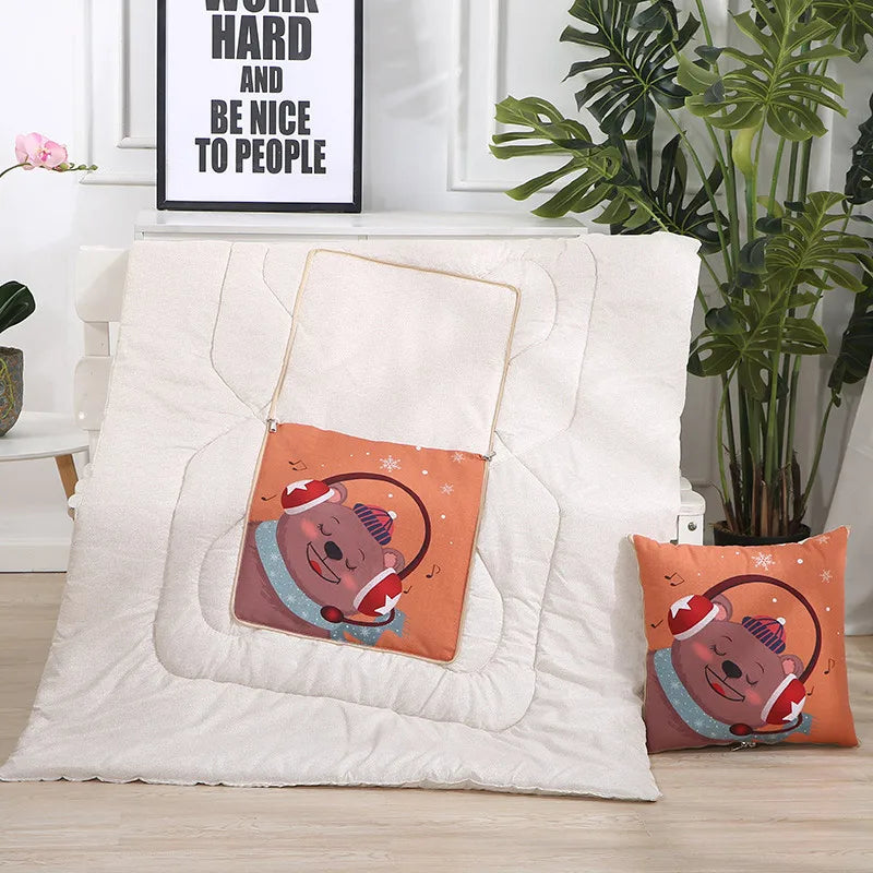 Avtoit | Cozy Convertible Pillow Quilt Combo Blanket