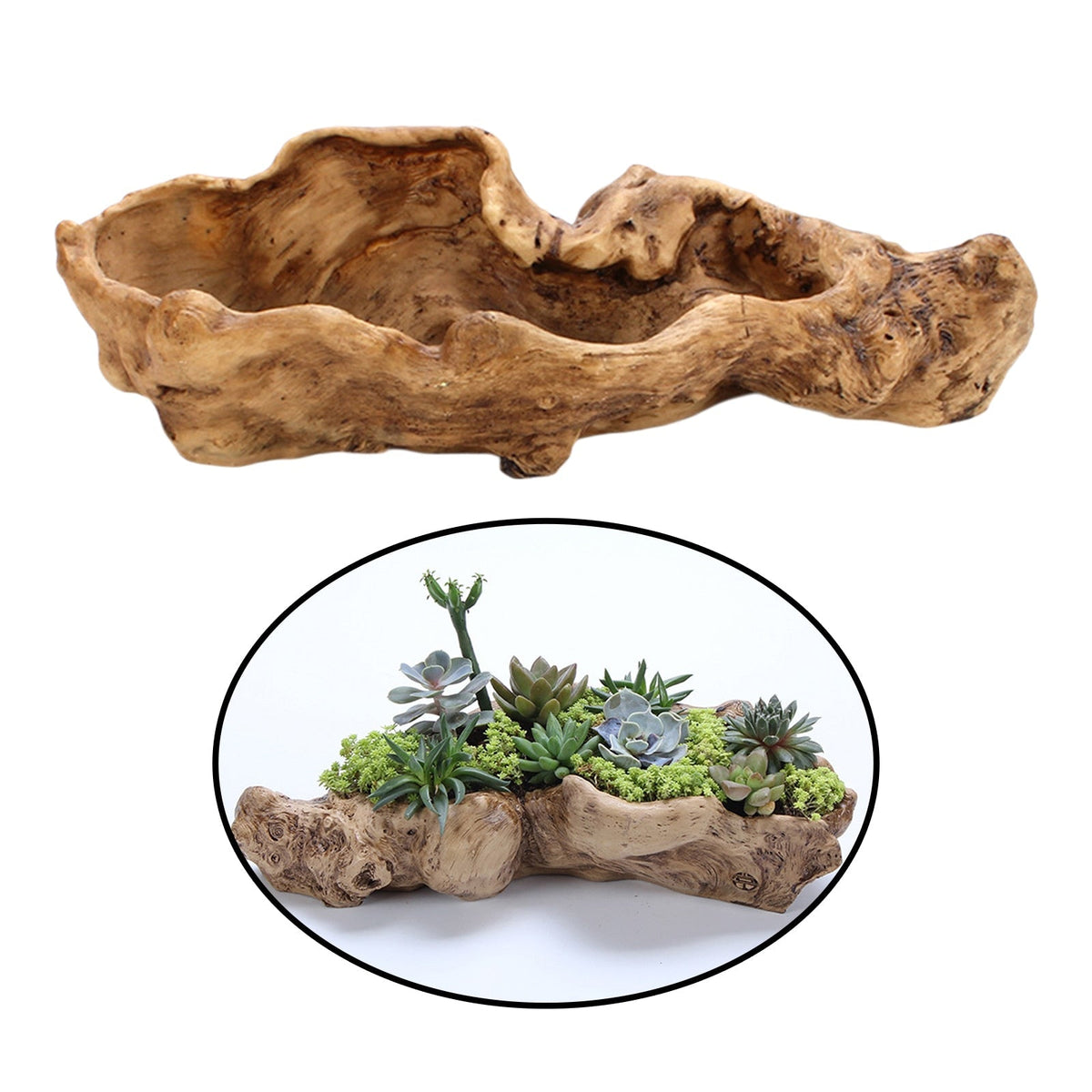 Avtoit | Resin Tree Wood Table Vase