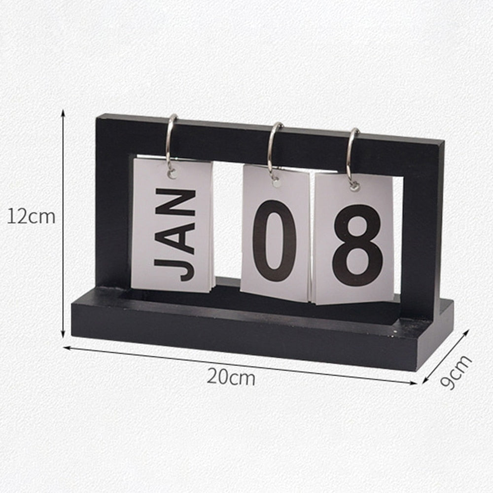 Avtoit | Wooden Flip Desktop Daily Calendar