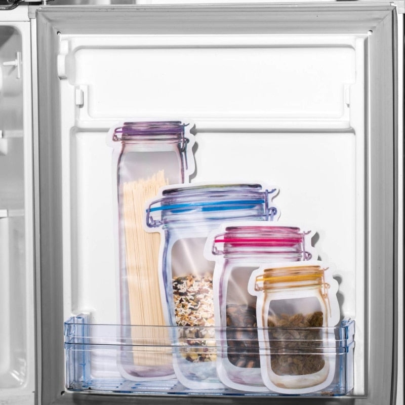 Avtoit | Reusable Transparent Jar Storage Bags