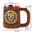 Avtoit | Ancient Time Stainless Steel Wooden Mug