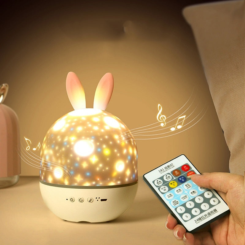 Avtoit | LED Universe Stars Bunny Projector Night Light