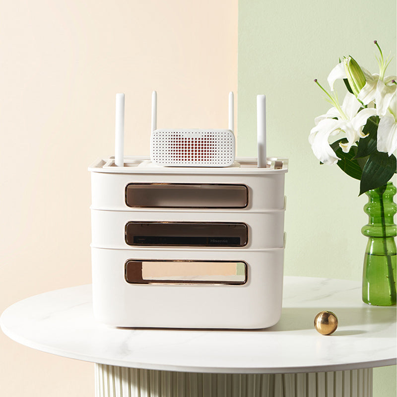 Avtoit | Nordic Stackable Modem Holder Cable Organizer
