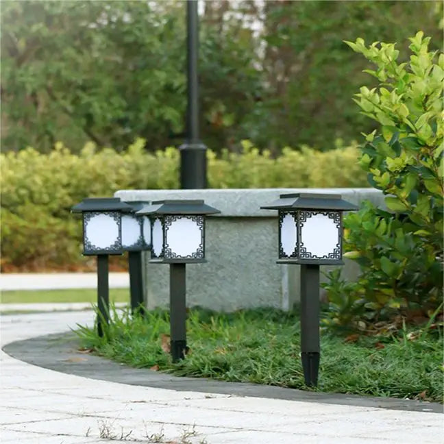Avtoit | Solar LED Garden Lamp – Large Square Lamp with Warm Light and Dual Use