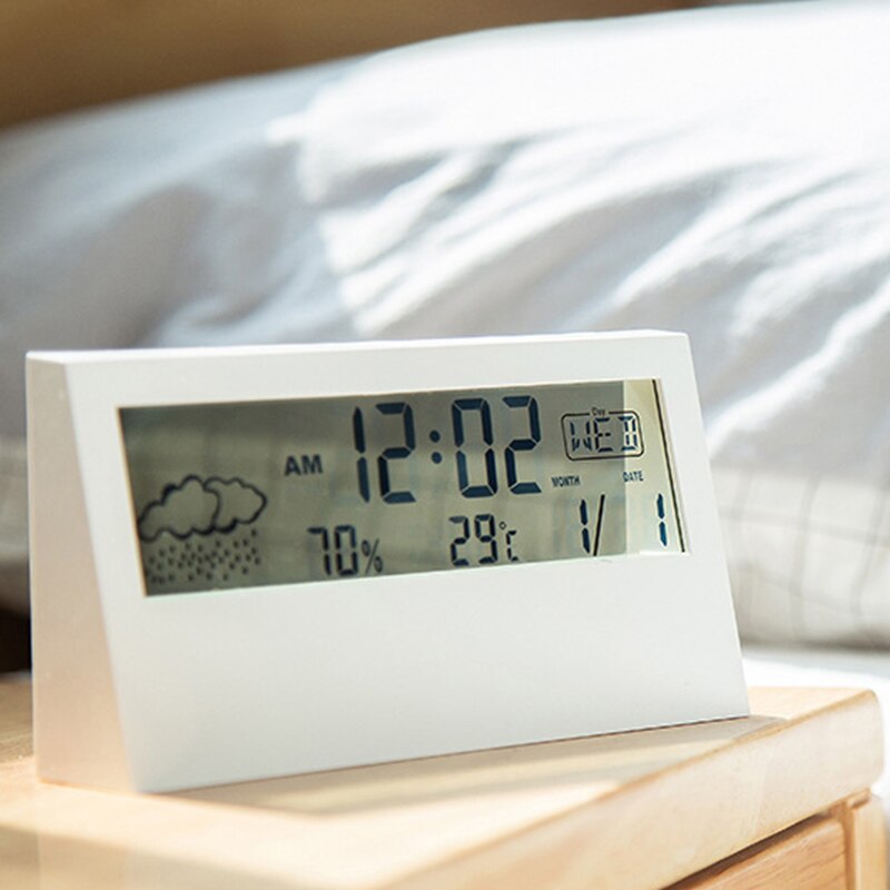 Avtoit | Transparent Crystal Vision Multifunctional Desktop Clock