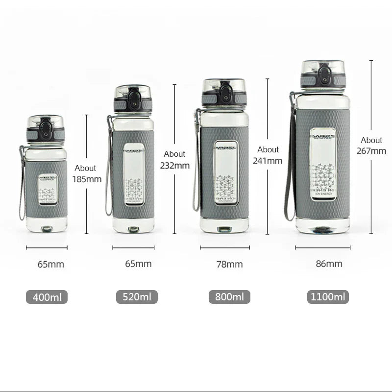 Avtoit | UZSPACE Sport Water Bottles, BPA-free, portable, impact-resistant, leak-proof, large capacity, fitness water kettle, Tritan plastic drinking bottle