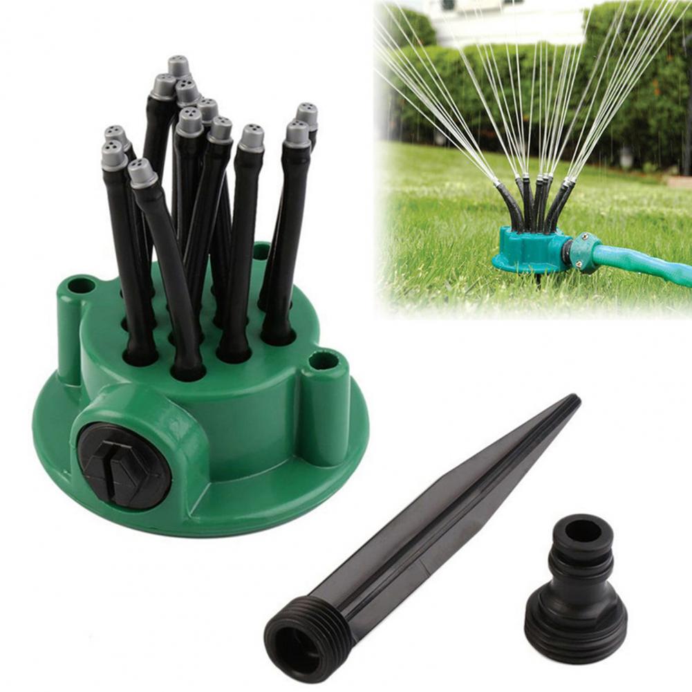 Avtoit | 12-in-1 Garden Irrigation System – Adjustable Sprinkler with 360-Degree Irrigation
