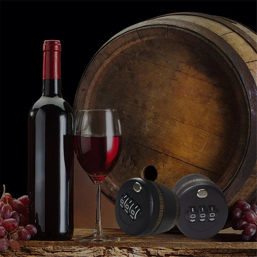 Avtoit | Drink Safe Reusable Childproof Password Lock Wine Bottle Stopper