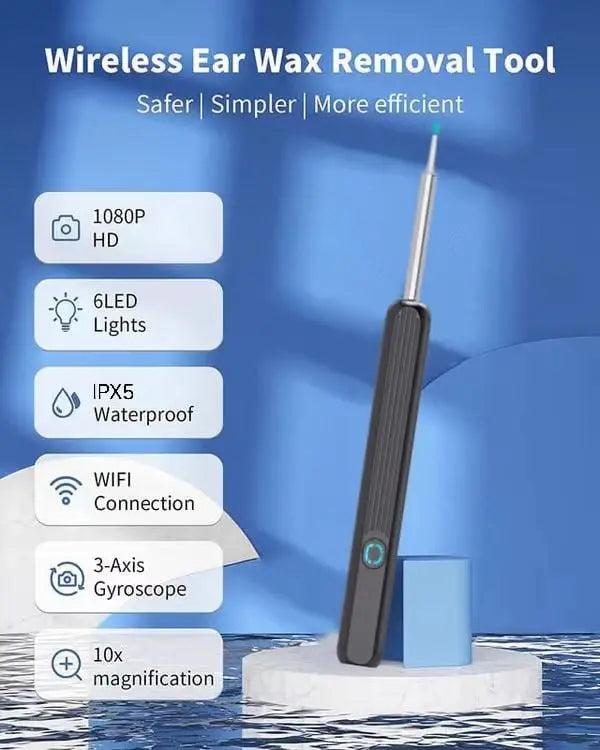 Avtoit | HD Earwax Removal Spoon — Wireless Otoscope with LED Light