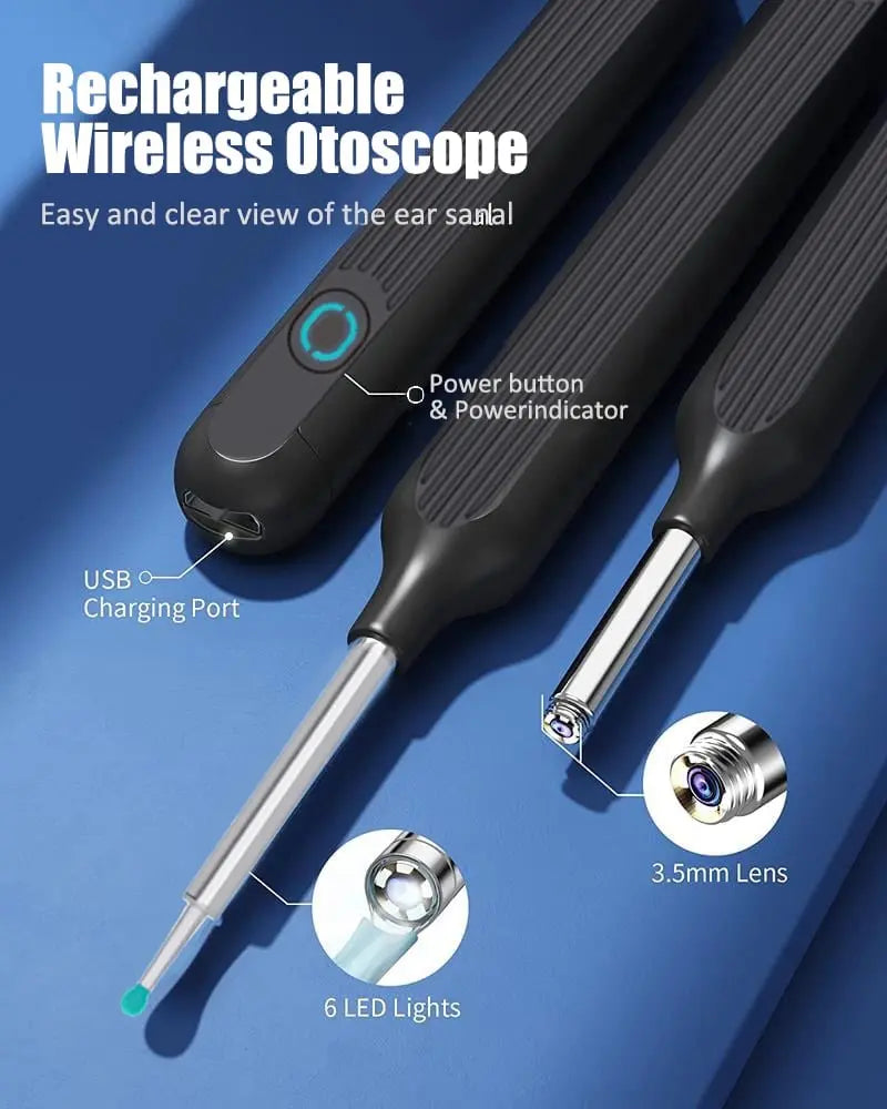 Avtoit | HD Earwax Removal Spoon — Wireless Otoscope with LED Light