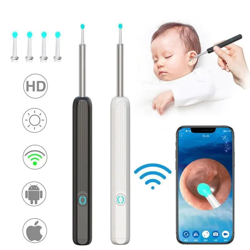 Avtoit | HD Earwax Removal Spoon — Wireless Otoscope with LED Light