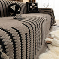 Avtoit | Elegant Plush Sofa Cover with Tufted Details