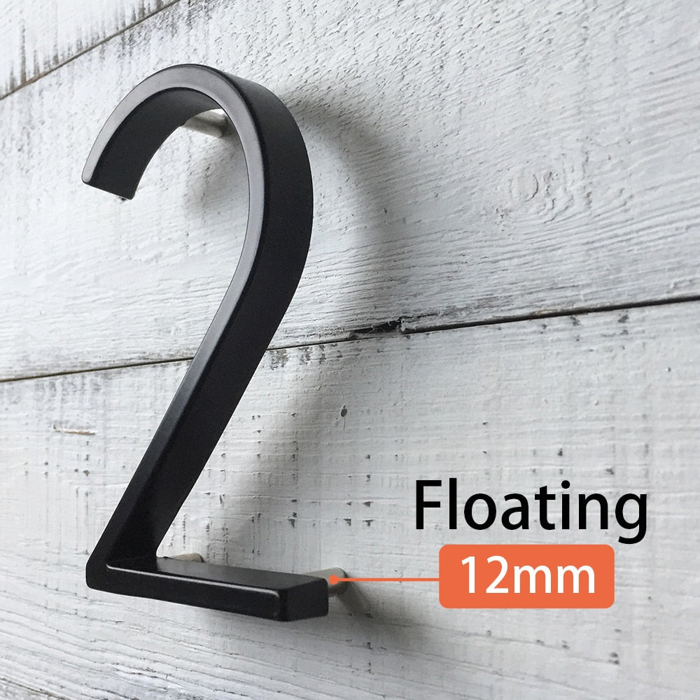 Avtoit | Large modern metal house number address accessory