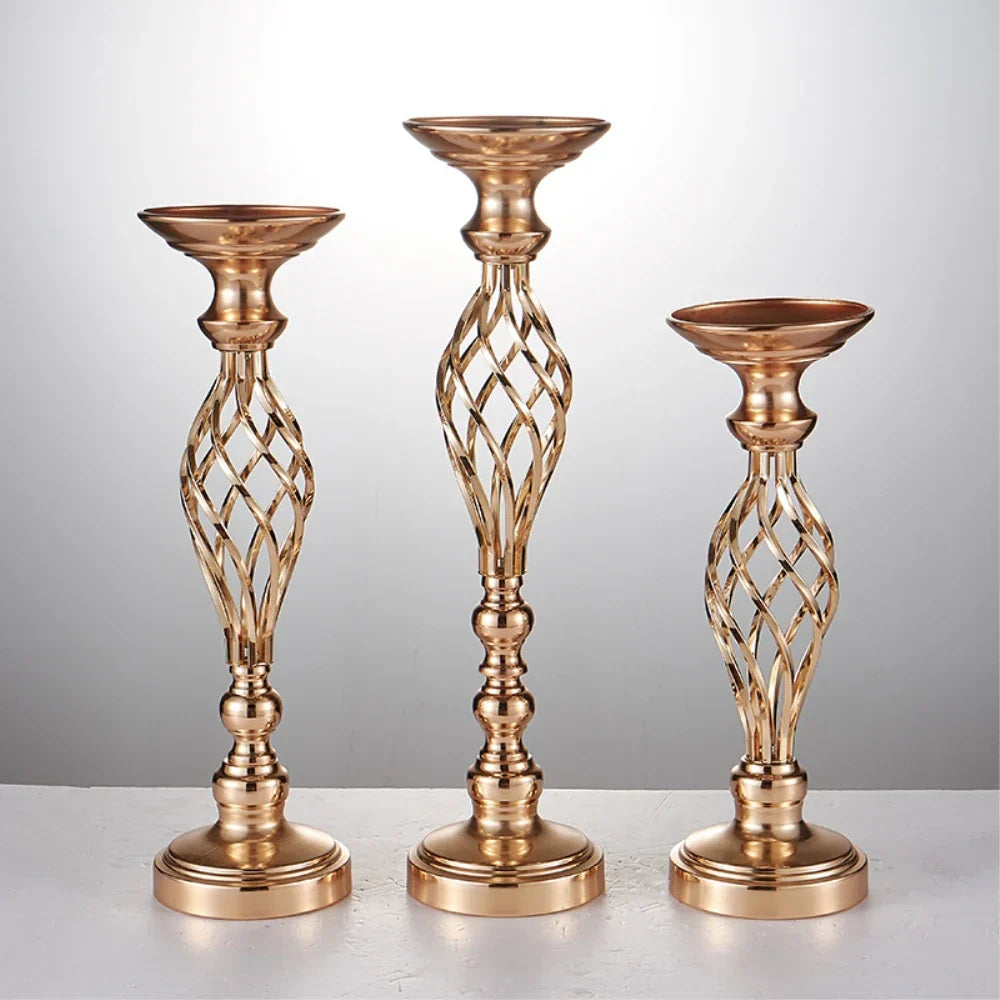 Avtoit | Elegant Candle Holder Set with Metal Stand