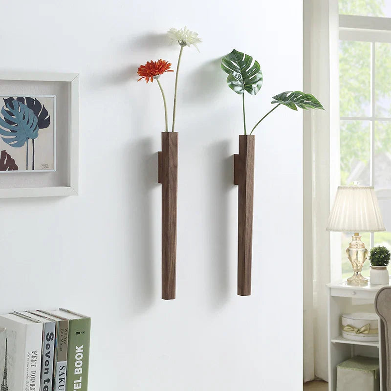 Avtoit | Handcrafted Solid Wood Wall Vase