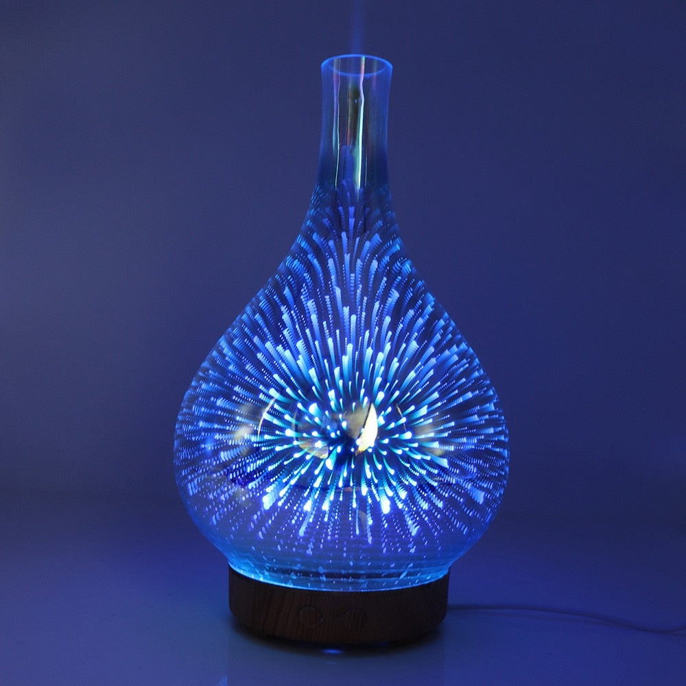 Avtoit | AromaBurst 3D Glass Essential Oil Diffuser with LED Lights