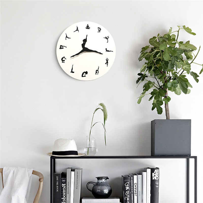 Avtoit | Yoga Time Decorative Wall Clock
