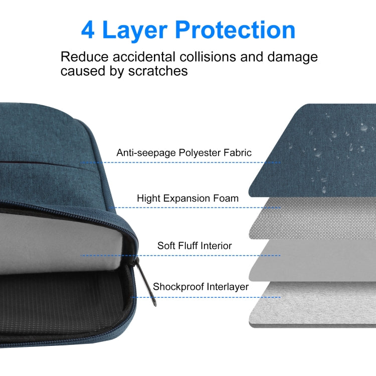 Avtoit | HAWEEL 33.0 cm Sleeve Case Zipper Briefcase Laptop Bag for Macbook, Samsung, Lenovo Thinkpad, Sony, DELL Alienware, CHUWI, ASUS, HP, 13 inch - 13.5 inch Laptops (Navy Blue)