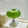 Avtoit | Antique Apple Table Lamp made of Glass | E27 Halogen, Rotary Switch