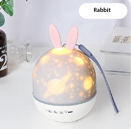 Avtoit | LED Universe Stars Bunny Projector Night Light