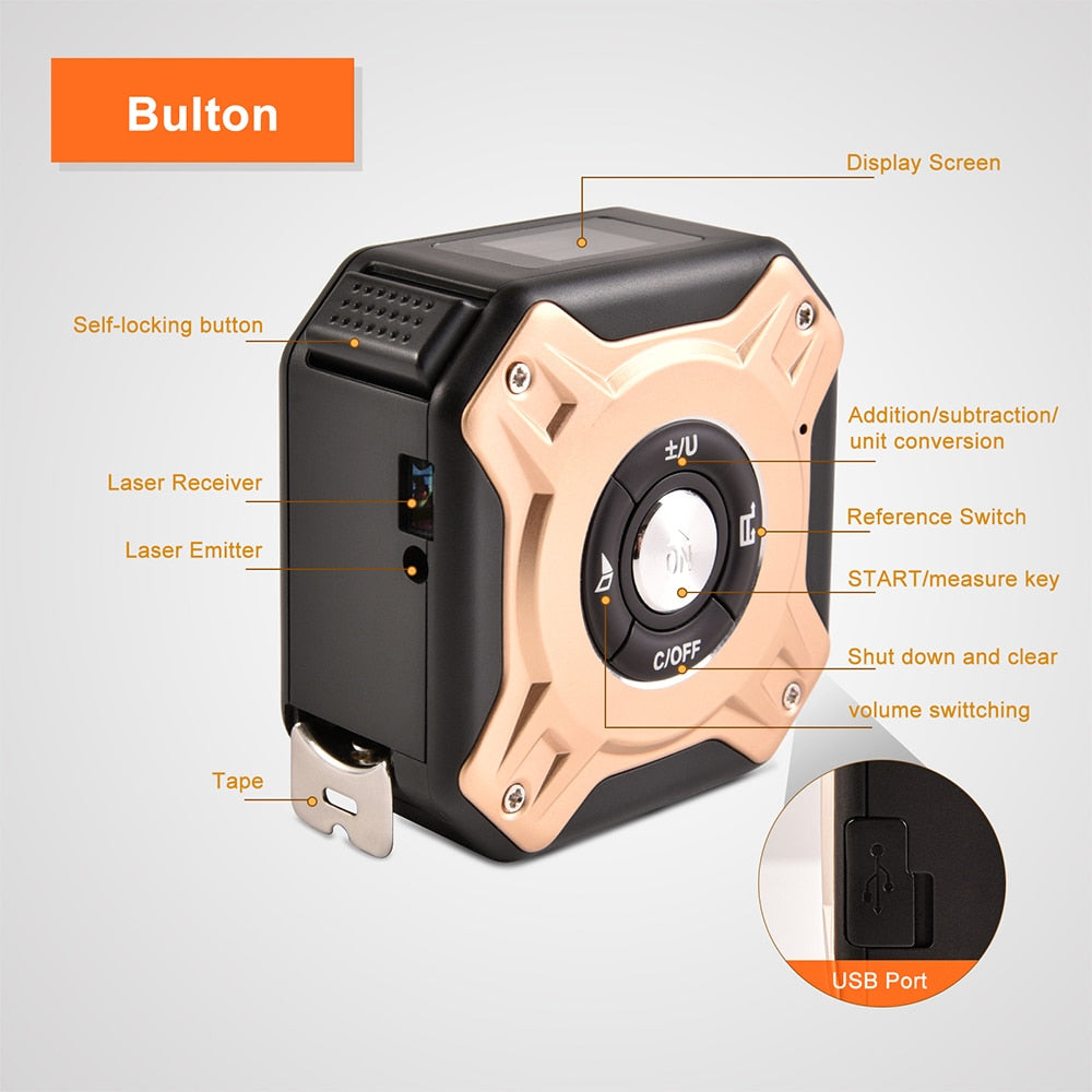 Avtoit | 40M Laser Tape Measure