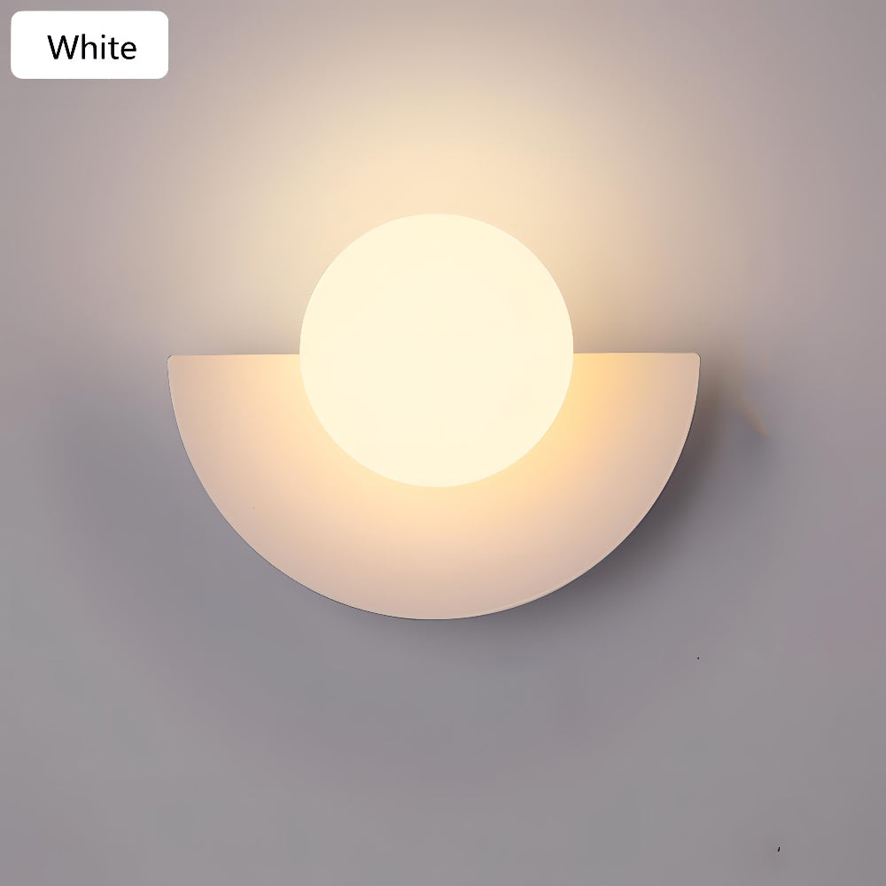 Avtoit | Half Moon Wall Light Black | LED Wall Lamp Indoor