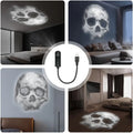 Avtoit | Halloween Skull | LED Nightstand Lamp with Projections