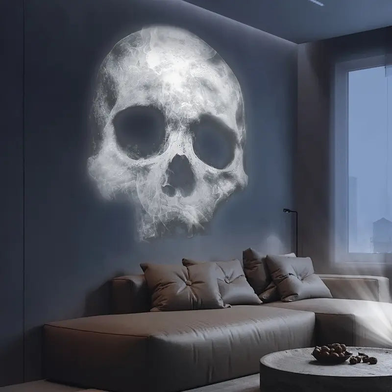 Avtoit | Halloween Skull | LED Nightstand Lamp with Projections