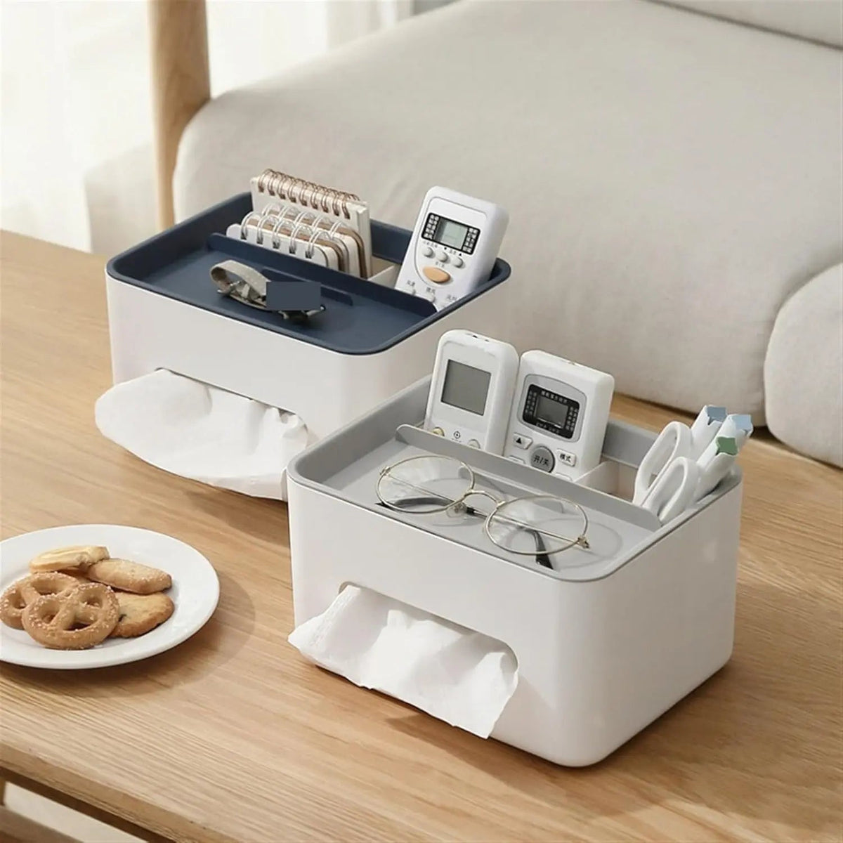Avtoit | Durable Multifunctional Tissue Box with Storage Compartments